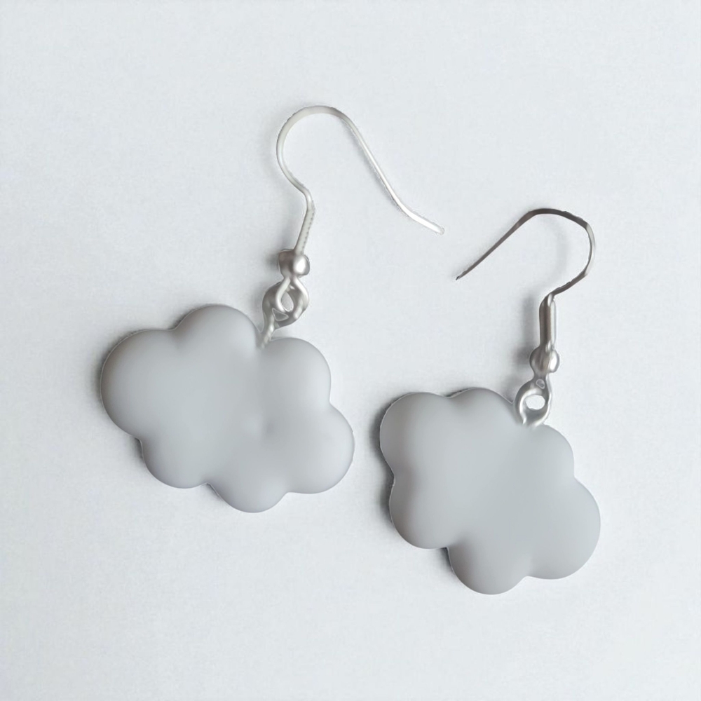 Cloud Shaped Earrings - image 1